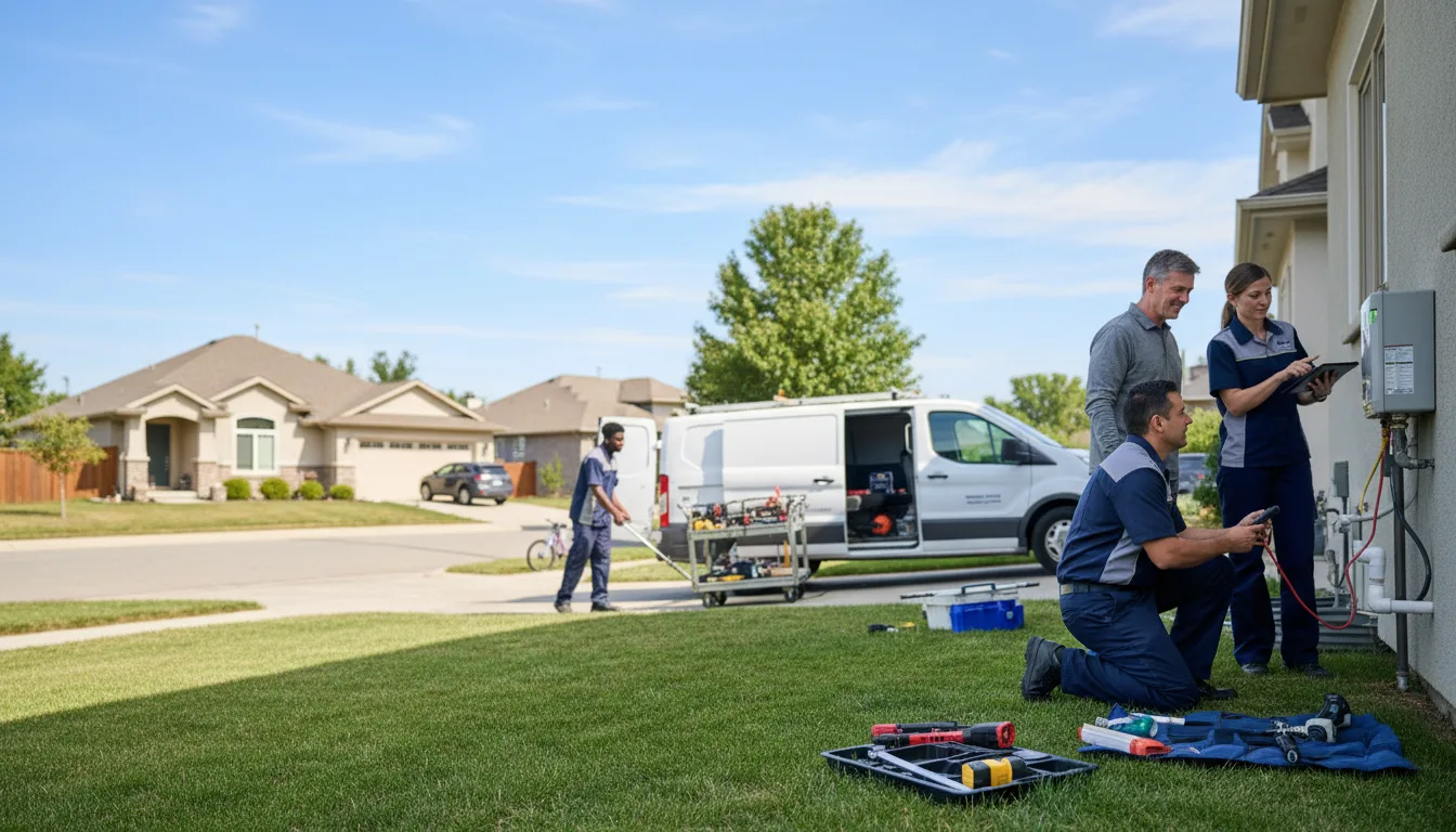 Tankless water heater service in Peggs, OK